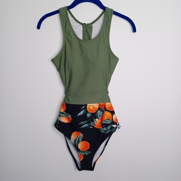 BATHING SUIT- MISS U PRINT ONE-PIECE SWIMSUIT - Picture 2 of 9